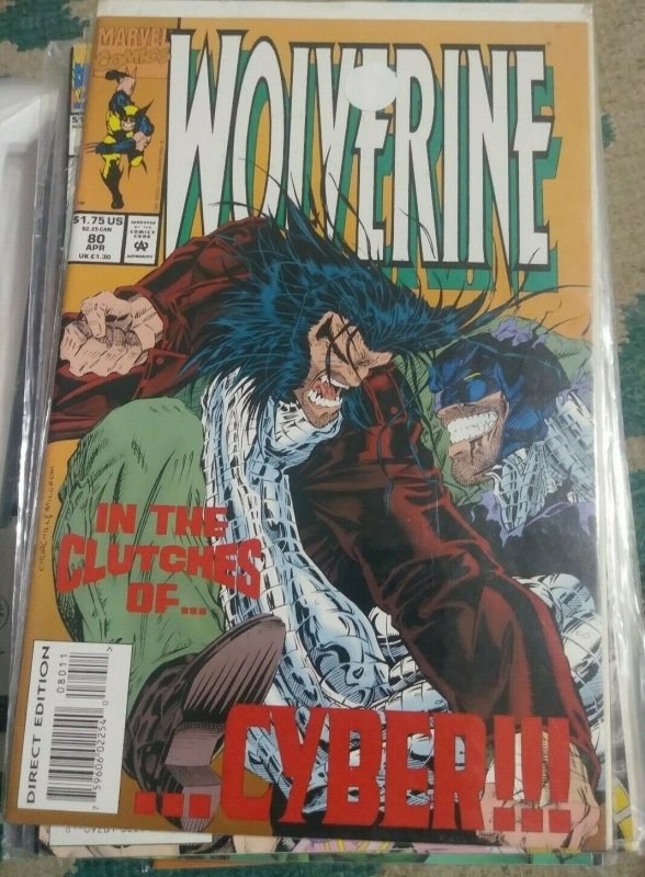 WOLVERINE # 80 1994 Marvel KEY 1ST X-23 TEST TUBE LAURA KENNEY CLONE  CYBER 