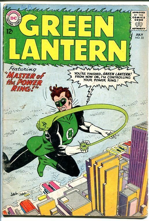 GREEN LANTERN #22 1963-12 cent-DC COMICS-SILVER AGE- G