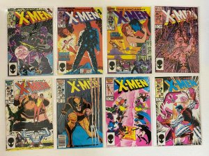 Uncanny X-Men Comic Lot 37 Diff #202-250 AVG 7.0(6.0-8.0) (1986-1989)