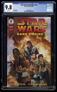 Star Wars: Dark Empire II #6 CGC NM/M 9.8 White Pages