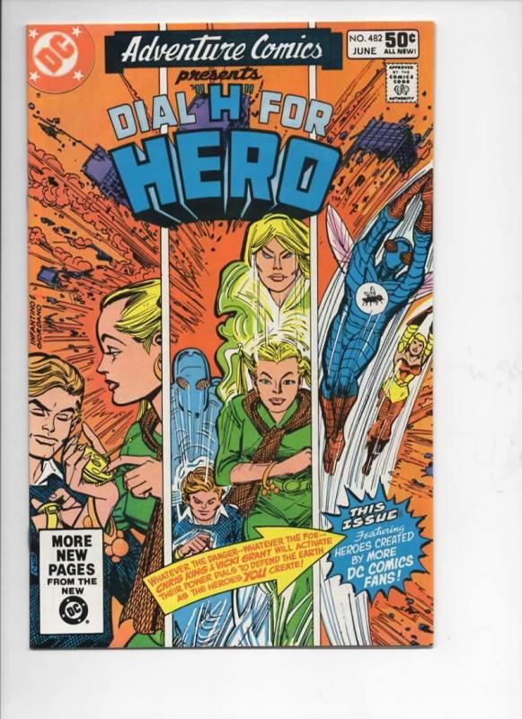 ADVENTURE COMICS #482, NM-, Dial H for Hero, 1938 1981, more in store