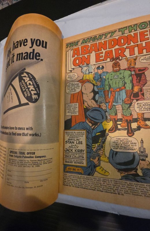 145 1967. Classic Cover Odin Loki Sif Balder. Sub crease lite foxxing