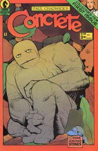 Concrete #1 FN ; Dark Horse | 1st Print Paul Chadwick