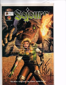 Crossgen Comics Sojourn #16 Greg Land Art Signed By Ron Marz With COA