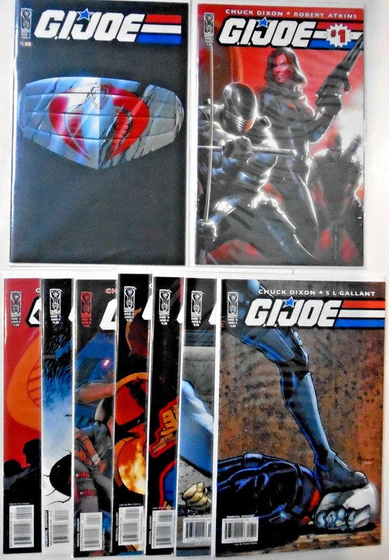*G.I. Joe (IDW 2008) Issues 0, 1-8; 9 high grade books
