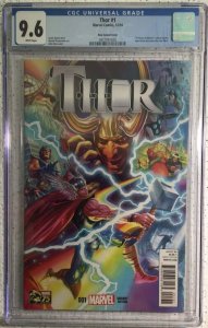 Marvel, Thor #1, 1st Jane Foster as Thor, CGC 9.6 WP, 1:75 Variant, Look! Ross!