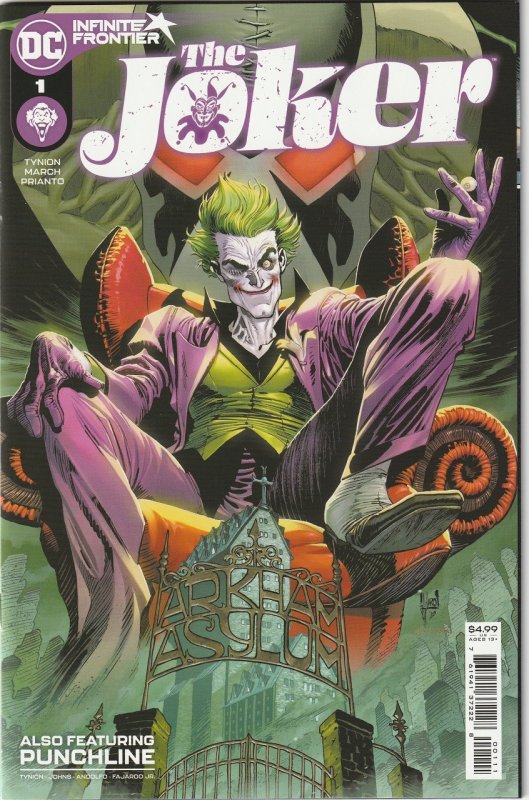 JOKER # 1A (2021) MAIN COVER - GUILLEM MARCH