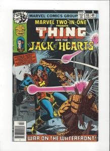 Marvel Two in One #48 Thing / Jack of Hearts FN