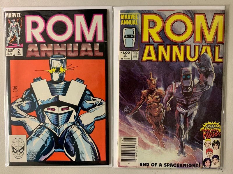 ROM Spaceknight lot #41-72 + 2 annuals 34 diff avg 6.0 (1983-85)