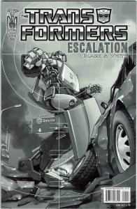 Transformers: Escalation #1 (2006) E.J. Su Black and White Variant NM