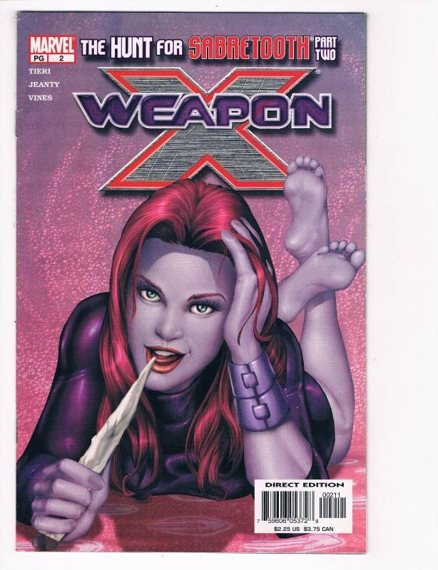 Weapon X # 2 VF/NM Marvel Comic Book Wolverine X-Men Cyclops Magneto S80