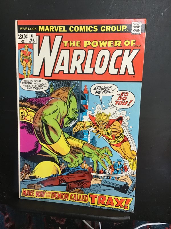 Warlock #4  (1973) high-grade Eddie Roberts! key! VF+ Wytheville CERT! Wow