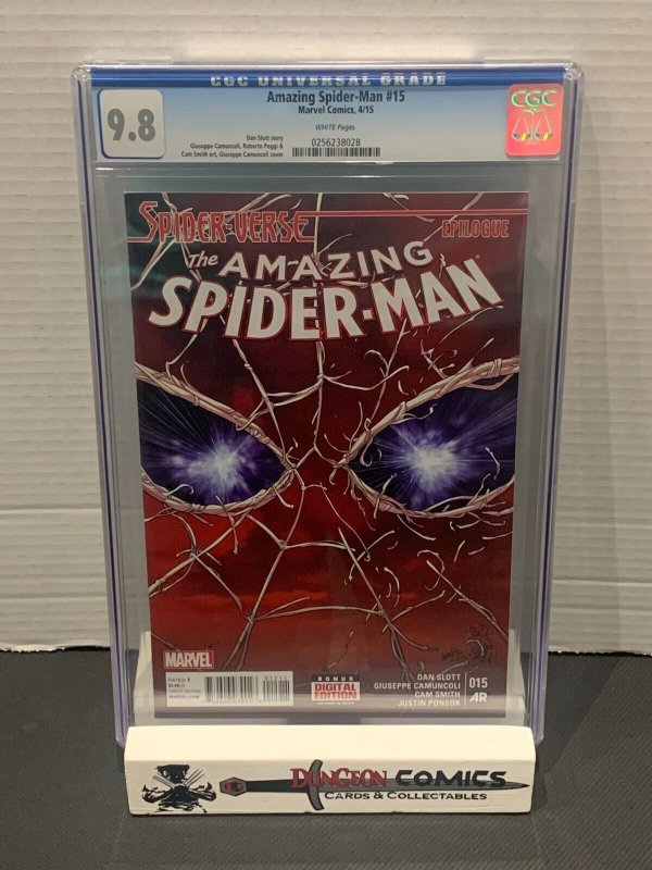 Amazing Spider-Man Vol 3 # 15 Cover A CGC 9.8 Marvel 2015 [GC39]