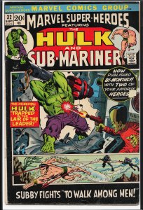 Marvel Super-Heroes #32 (1972) Namor the Sub-Mariner