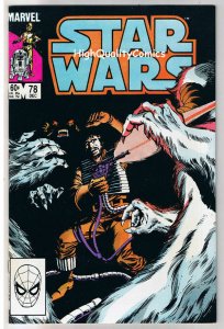 STAR WARS #78, VF/NM, Luke Skywalker, Darth Vader, 1977, more SW in store