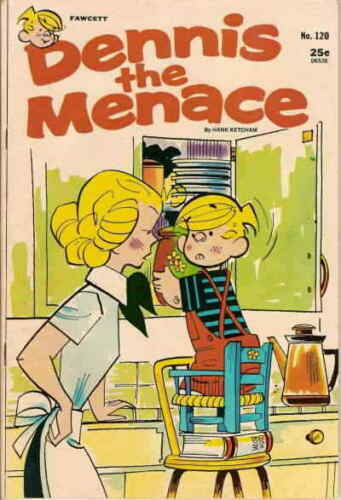 Dennis The Menace Fawcett 120 Vg Fawcett Low Grade Comic We