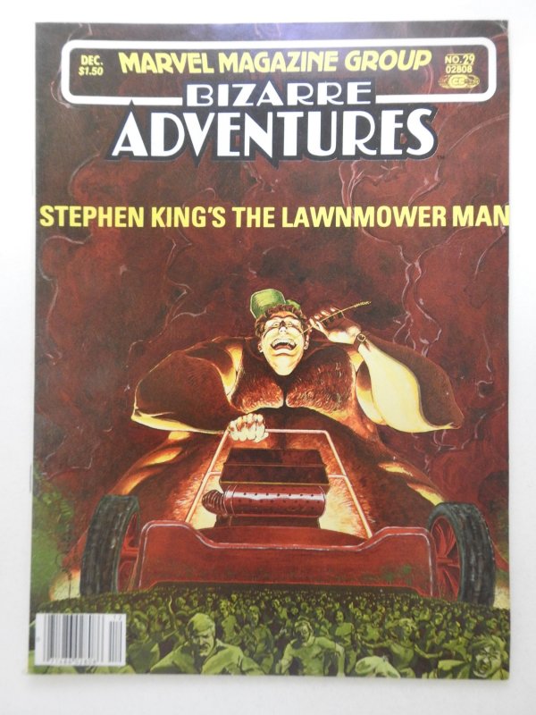 Bizarre Adventures #29 (1981) Stephen King's The Lawnmower Man!&qu...