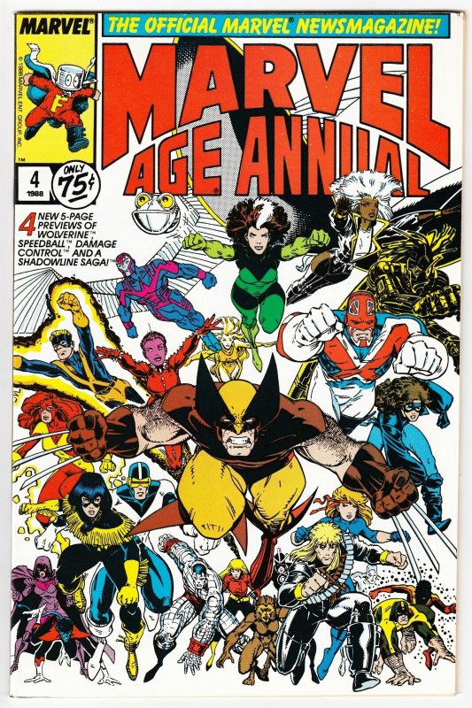 Marvel Age Annual #4 | 1st App Damage Control (Marvel, 1988) VF-