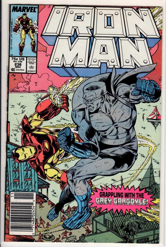 Iron Man #236 Newsstand Edition (1988) 7.0 FN/VF