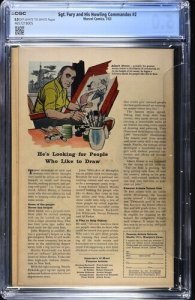 Sgt Fury and His Howling Commandos #2 1963 Marvel Comics CGC 5.0