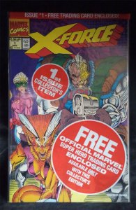 X-Force #1 *Sealed* w/ trading cards 1991 Marvel Comic Book
