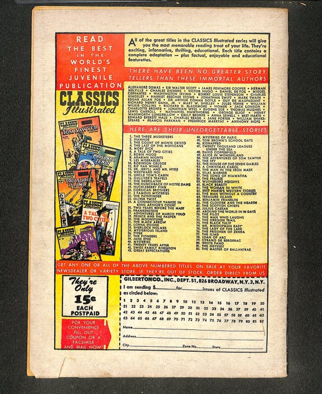 Classics Illustrated #26