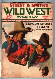 WILD WEST WEEKLY-12/17/1933-PULP-HUNGRY AND RUSTY G/VG