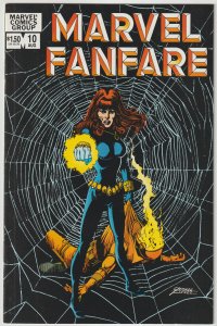 Marvel Fanfare #10 (Aug 1983, Marvel), VFN-NM condition (9.0), Black Widow stars