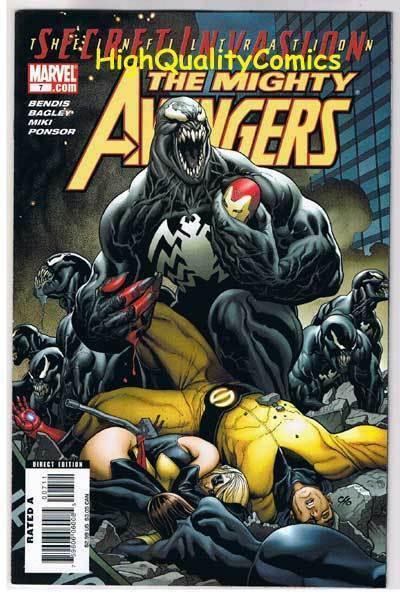 MIGHTY AVENGERS #7, NM, Frank Cho, Bendis, Venom, 2007,  move Avengers in store