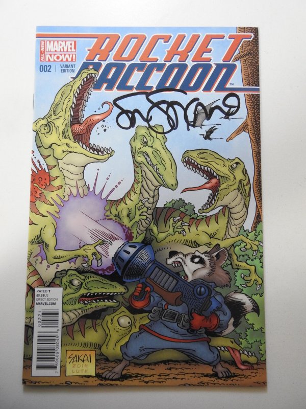 Rocket Raccoon #2 Stan Sakai Variant (2014) Signed! No COA