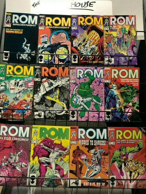 ROM  (1979-1986) 1-75, ANN 1-4  the COMPLETE Marvel series The Space Knight