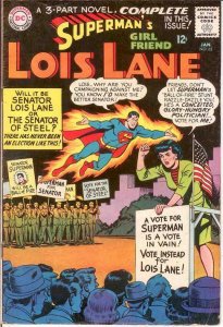 LOIS LANE 62 VG-F  January 1966 Saturn Girl app. COMICS BOOK