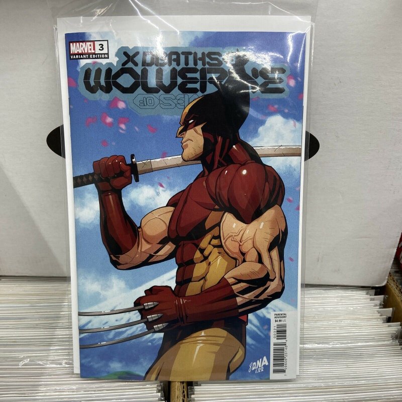X DEATHS OF WOLVERINE 3 ANIME STYLE 1:25 VARIANT COVER PERCY MARVEL COMICS