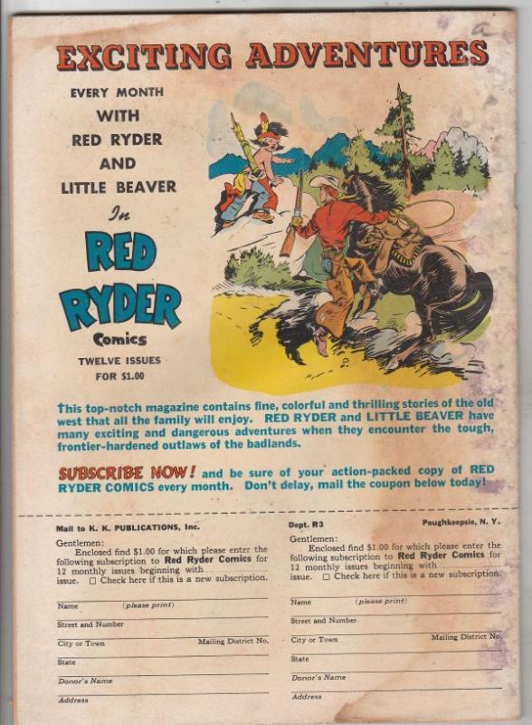 Red Ryder Comics #92 (Nov-51) VG Affordable-Grade Red Ryder