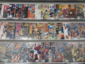 Huge Lot 150+ Comics W/ Captain America,  Bishop, Rogue+ Avg VF Condition!!