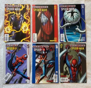 Ultimate Spider-Man LOT #12-17 - Mark Bagley Cov. Bendis Story (9.0/9.2) 2001/02