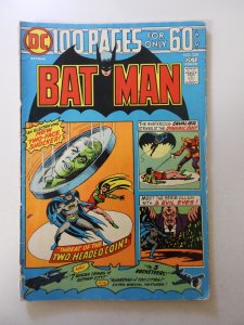 Batman #258 (1974) GD+ condition