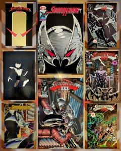 Lot of 8: Shadowhawk II & III Mini Series + Hero Premiere #9 + Poster Image 1994