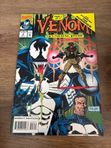 Lot Of 3 Venom Funeral Pyre Marvel Comic Books # 1 2 3 VF-NM Punisher 18 J454