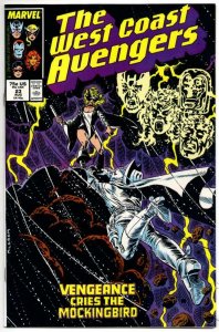 WEST COAST AVENGERS #23, VF/NM, Wonder Man, HawkEye, Iron Man, Tigra, 1985 1987