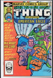 Marvel Two-in-One Annual #6 (1981) American Eagle [Key Issue]
