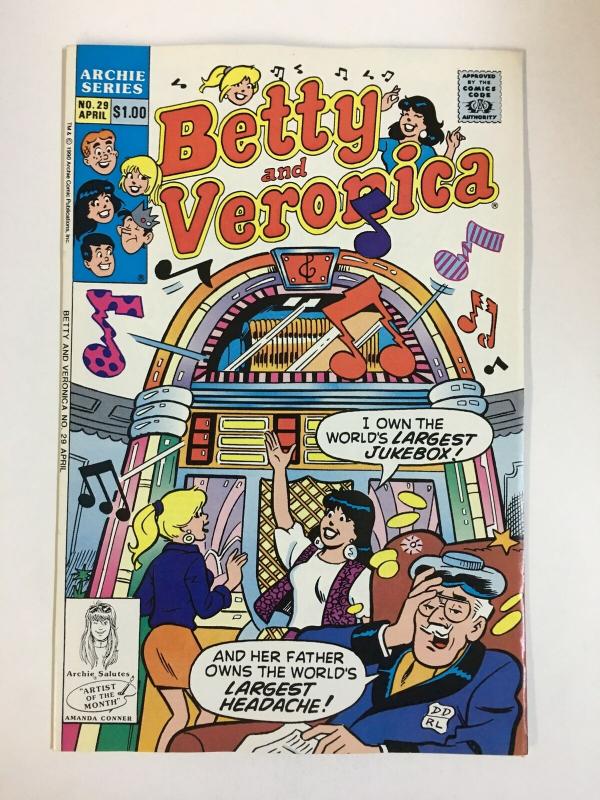 BETTY & VERONICA (1987)29 VF-NM Apr 1990 COMICS BOOK