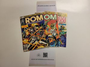 3 Marvel Comic Books ROM Spaceknight #2 22 24 38 SM3