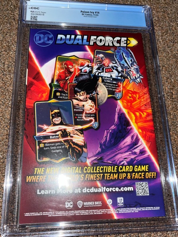 Poison Ivy  14, Serg Acuna 1:25 Variant Cover, CGC Graded 9.8