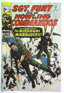 Sgt. Fury   #70, VF+ (Actual scan)