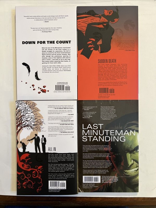 100 BULLETS TPB Vol 1-13 Complete + BROTHER LONO VERTIGO COMICS GRAPHIC NOVELS