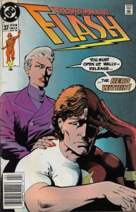 Flash (2nd Series) #37 (Newsstand) VF ; DC | William Messner-Loebs