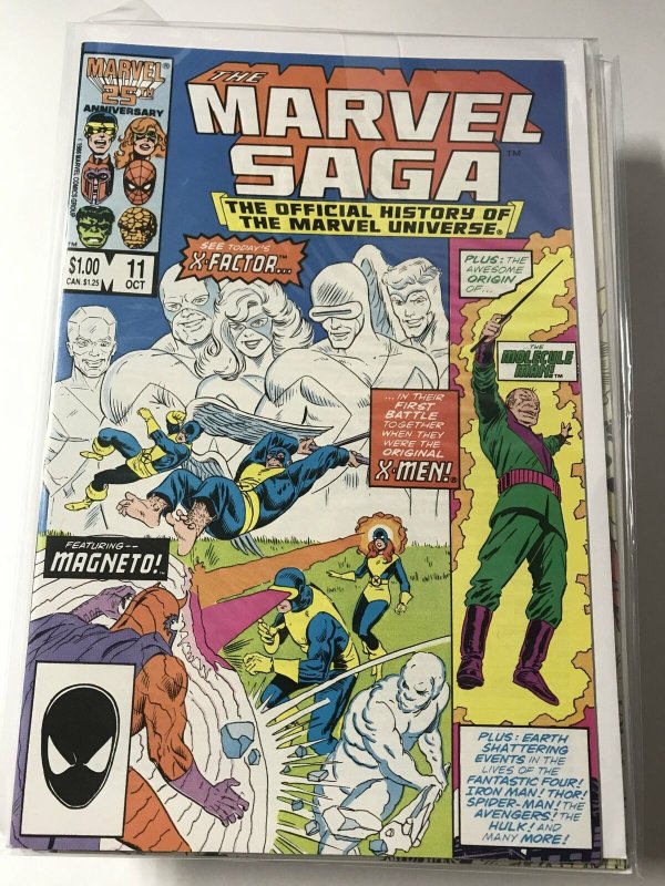 The Marvel Saga The Official History of the Marvel Universe #11 (1986)NM5B8 N...