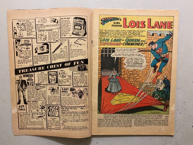 Superman's Girlfriend Lois Lane #67 Lois Lane is the queen 3.5 (1966)