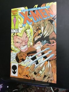 The Uncanny X-Men #213 (1987) high-grade wolverine, Sabertooth! VF/NM Wow